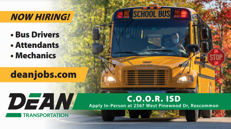 Dean Transportation is now hiring bus drivers, attendants, and mechanics